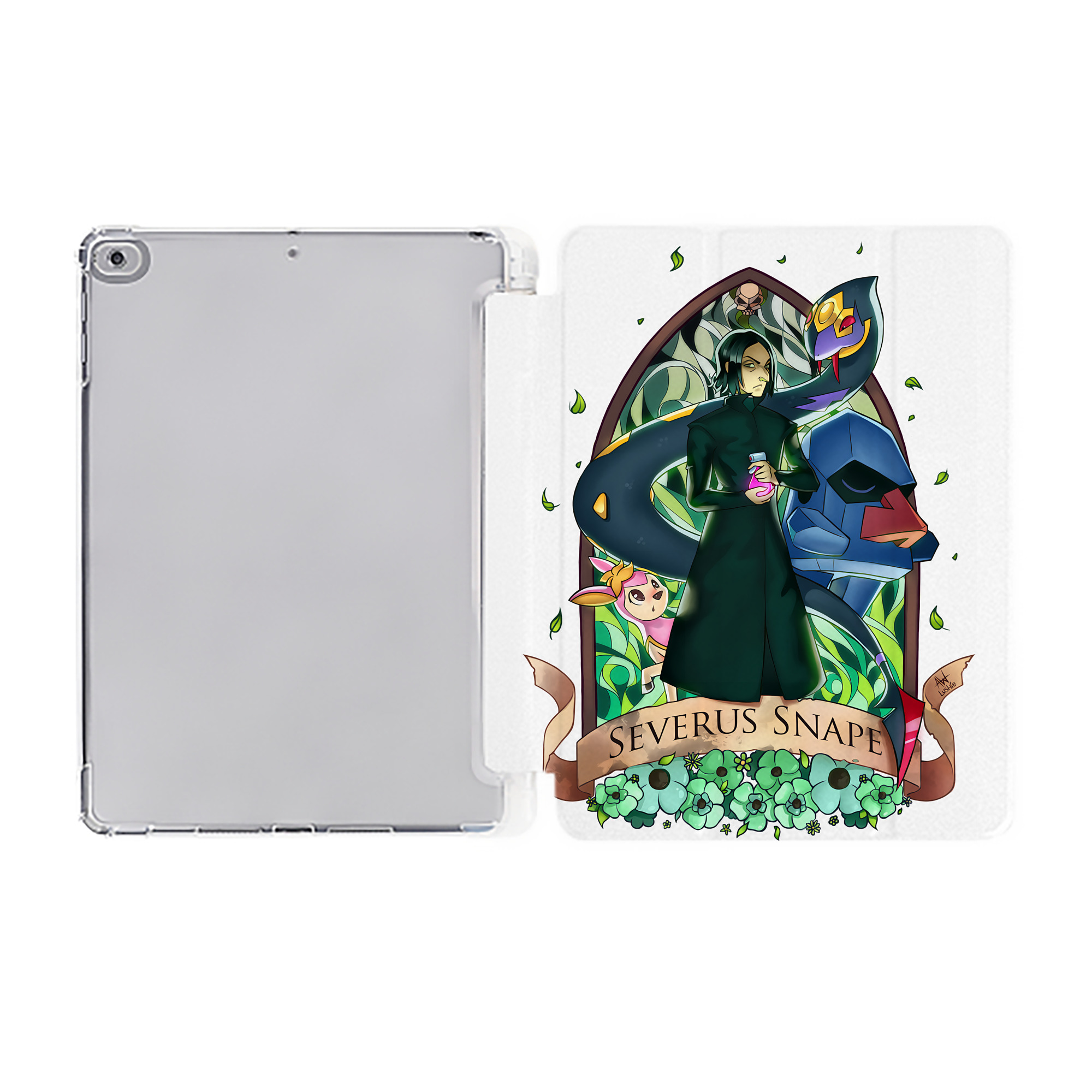 （画像用） Harry Potter ハリー・ポッターシリーズ IPad ケース ペン収納付き 三つ折りスタンド PUレザー×シリコン 対応機種9.5/10.5/10.9インチ